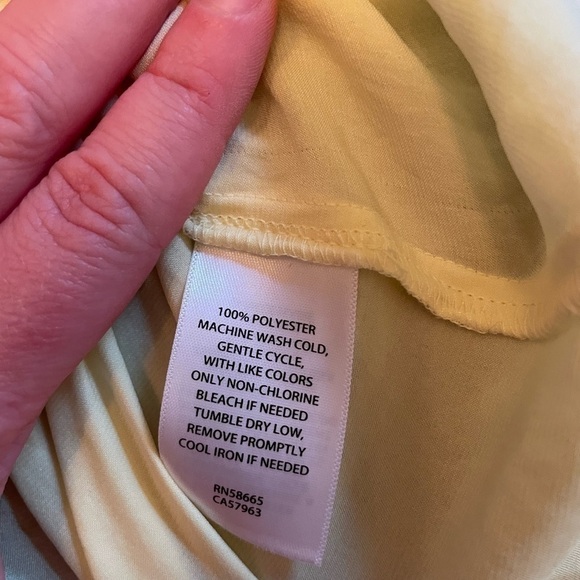 BP light yellow lightweight spaghetti strap cami - Picture 12 of 16